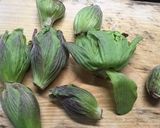 ふきのとうの天ぷら　卵なし作り方1写真