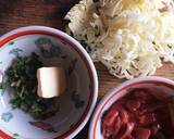 イカの塩辛とキャベツのスパゲッティ作り方2写真