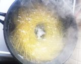 イカの塩辛とキャベツのスパゲッティ作り方3写真