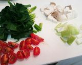 クリスマスにも☆野菜たっぷりオムレツ作り方1写真