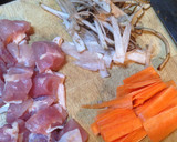 鷄と牛蒡の炊き込みご飯作り方2写真