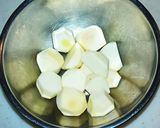 麺つゆでササッと簡単!イカと里芋の煮物作り方1写真