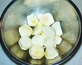 麺つゆでササッと簡単！イカと里芋の煮物作り方1写真