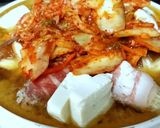 くるくる肉巻き味噌キムチ鍋作り方7写真