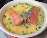 材料これだけ！鮭のキッシュ風グラタン作り方2写真