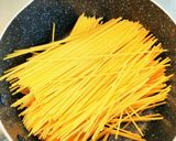小鍋で二人前茹でられる♪水漬けパスタ作り方4写真