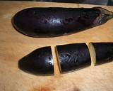 ★揚げナスを焼肉のたれｄe簡単おつまみ★作り方1写真