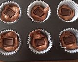 旦那さんへのチョコレートカップケーキ♪作り方12写真