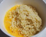 塩ラーメンで餡かけオムラーメン作り方4写真