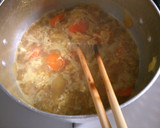 簡単！白菜 玉ねぎ人参卵の和風カレー煮！作り方7写真
