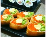 簡単おもてなしに★枝豆イクラ彩り稲荷寿司作り方10写真