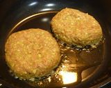 簡単！豆腐ハンバーグ（クワイ入り）作り方4写真