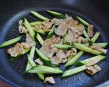◆きゅうりとピリ辛ねぎの塩焼そば◆作り方6写真