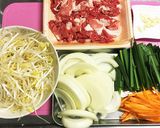 大皿一品！超簡単〜野菜たっぷりのプルコギ作り方1写真