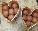 型も手作り♪チョコinハートちぎりパン♪作り方5写真