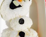 簡単！キャラ弁！アナと雪の女王のオラフ♡作り方6写真