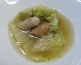 冷凍保存した白菜で簡単スープ作り方3写真