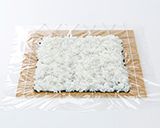 節分に♪アボカド＆サーモン巻き寿司作り方1写真