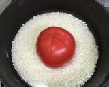 時短！鉄フライパンでトマト炊き込みご飯作り方6写真