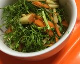 サラダからし菜の基本サラダ作り方6写真