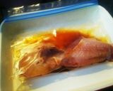 調味料3つ*赤魚の醤油漬け焼*作り方1写真