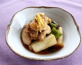 レンジで簡単うまい♪ネギと鶏肉の甘辛煮作り方5写真