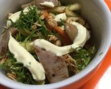 サラダからし菜の基本サラダ作り方7写真