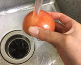 炊飯器で簡単　♡丸ごとトマトライス♡作り方2写真