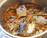 さば水煮缶で炊き込みごはん出し汁不要作り方3写真