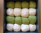 米粉ちぎりぱん（抹茶/プレーン）HB使用作り方4写真