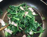 ほうれん草とベーコン炒め作り方4写真