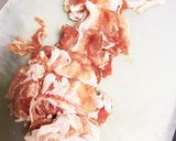 簡単お鍋で豚丼作り方1写真