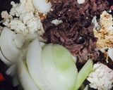 すぐ！材料３つ牛肉と焼き豆腐のすき焼き風作り方2写真