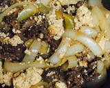 すぐ！材料３つ牛肉と焼き豆腐のすき焼き風作り方4写真