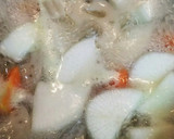 シンプル♪根菜とさつま揚げ、昆布の煮物作り方2写真