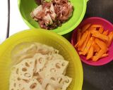 簡単◎蓮根の洋風きんぴらカレー風味作り方1写真
