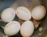 ♥簡単にトロトロ♥味付け半熟卵・味付け卵作り方4写真