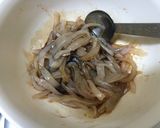 いかそうめんと納豆の和え物作り方1写真