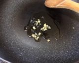 セロリの葉とハムの炒め物作り方2写真