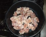 鶏もも肉黒ごま味噌和え♪簡単照り焼き作り方4写真