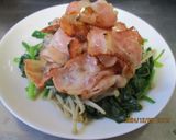 薄味😋えのきとほうれん草ベーコン炒め作り方3写真