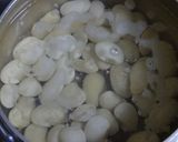 いんげん豆（大福豆）と菜の花の燻製スープ作り方2写真