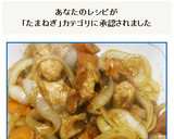 味がしみ込んだ鶏肉と玉ねぎと人参の炒め物作り方8写真
