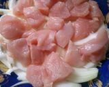 簡単！鶏むねと玉ねぎの照り焼きレンジ蒸し作り方5写真