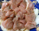 簡単！鶏むねと玉ねぎの照り焼きレンジ蒸し作り方6写真