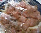 簡単！鶏むねと玉ねぎの照り焼きレンジ蒸し作り方7写真