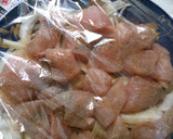 簡単！鶏むねと玉ねぎの照り焼きレンジ蒸し作り方7写真