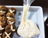 簡単*豆腐と鳥ひき肉の椎茸ハンバーグ*作り方3写真