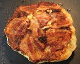 お好み焼き職人の豚玉〜モダン〜ネギ焼き作り方15写真