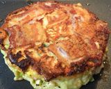 お好み焼き職人の豚玉〜モダン〜ネギ焼き作り方23写真